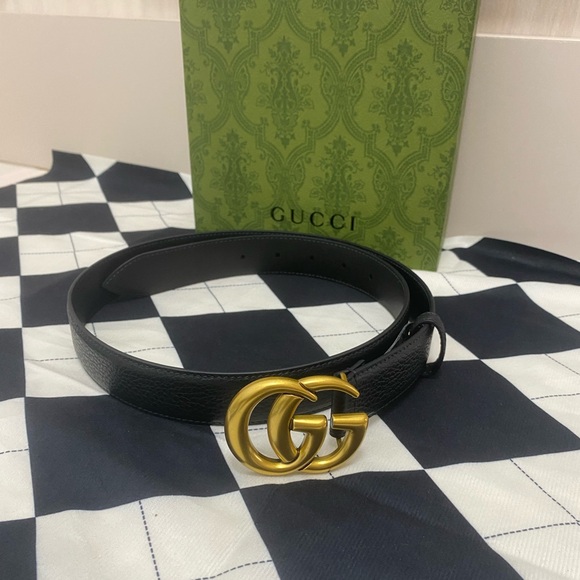 Gucci Women’s Belt Black and gold - Picture 1 of 6